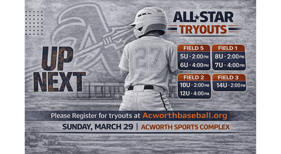 All Star Tryout Schedule
